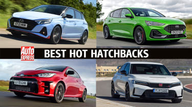 Best hot hatchbacks - header image